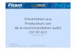 Présentation de la Recommandation CST RT017 Réunion SPSP 26102011