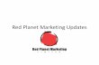 Red planet marketing updates