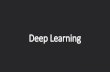 introduction to deeplearning