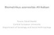 BpSM 2013.12. - Markó Ferenc: Biometrikus azonosítás Afrikában