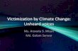Victimization by Climate Change: unheard voices