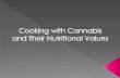 Cooking with Cannabis and Their Nutritional Values