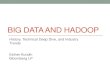 Big Data and Hadoop - History, Technical Deep Dive, and Industry Trends