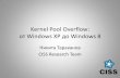 Nikita Tarakanov - Kernel Pool Overflow from Windows XP to Windows 8