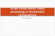 Acute renal failure patho physiology & anaesthetic management