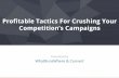 Profitable Tactics For Crushing Your Competition’s Campaigns