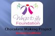 Wings to fly foundation, ahmedabad, chocklate making project for livelihood