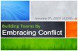 Embracing conflict january 9 2015 ulead