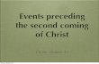 Chafer, Bible Doctrines: Events before the 2nd coming of Christ