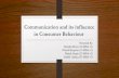 Communication and its influence on consumer behavior...final ppt