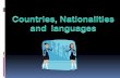 Countries, nationalities 1