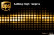UPS | Sales - Setting High Targets