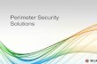 Perimeter security solutions