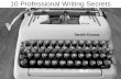 10 Professional Writing Secrets - Louisville Digital Media Summit