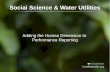 Social Science & Water Utilities: Adding the Human Dimension to Performance Reporting