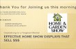 Effective Home Show Displays That Sell $$$