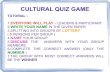 Cultural Quiz Game