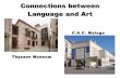 Connections between Language and Art
