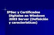 Ipsec Y Certificados Digitales En Windows 2003 Server