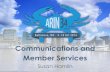 ARIN 34 ARIN Reports: Communications and Member Services