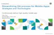 Streamlining QA process for Mobile Apps: Strategies and Technologies