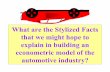 Automotive Industry Modeling Example and Discussion