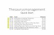 LoCloud Vocabulary Services: Thesaurus management quick start, Walter Koch and Gerda Koch, AIT