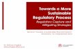 Towards a more effective regulatory r