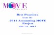 MOVE Project Best Practices 2014
