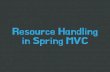 Resource Handling in Spring MVC