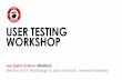 User testing workshop