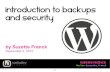 Introduction to Backups and Security