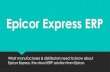 Epicor Express ERP: Your Biggest Questions Answered