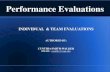 HR STRATEGIES:  PERFORMANCE EVALUATIONS