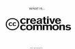 Creative Commons and 20 tips to create a good power point presentation