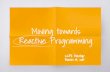 Moving towards Reactive Programming