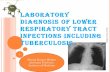 Laboratory diagnosis of Lower respiratory tract infection including tuberculosis