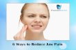 6 ways to reduce jaw pain
