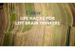 Life Hacks for Left Brain Thinkers - Cydcor