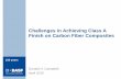 Challenges in Achieving Class A Finish on Carbon Fiber Composites