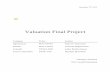 Valuation Project Damodaran