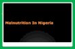 Malnutrition In Nigeria