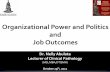 Organizational Power & Politics and Job Outcomes