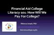 Financial College Literacy 101