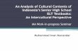 An analysis of cultural contents ...  work-in-progress-seminar
