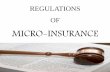 Micro-insurance regulations