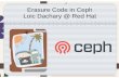 Ceph Day 2015 - Erasure Coding