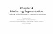 Marketing segmentation   chapter 4