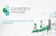 Ilkka Homanen: New Visual Image of Cleantech Finland and Finpro Growth Programs 110315