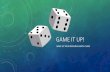 Game it up! Introducing Game Based Learning for Developmental Math